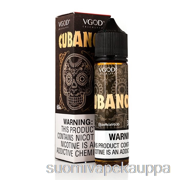 Vape Suomi Cubano - Vgod E-neste - 60ml 0mg